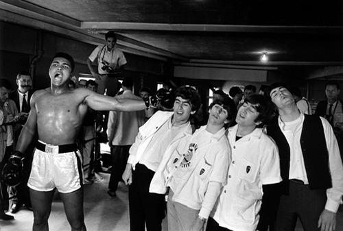 Muhammed Ali ve Beatles, 1964 yılında Miami'de.